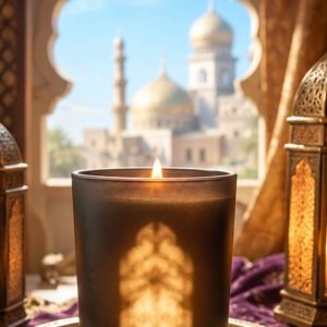 Arabian Nights geurkaars 30 cl van Butterfly Kisses voor Stichting Eva